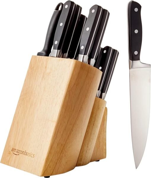 18-Piece Premium Kitchen Wood Knife