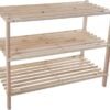 Shoe Storage Rack - 3-Tier Wood Shoe